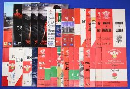 1955 on Wales mostly home rugby programmes (36): with some duplication, 5 Nations' games with