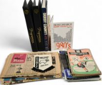 Derby County FC Memorabilia to include 2006/07 away programmes x 18 in two binders, The Derby County