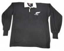 1989 Frano Botica Match Prepared NZ Sub's Rugby Jersey: Seemingly from the touring All Blacks' match