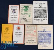 1942/1946 War & Postwar Season England Rugby Programmes (7): Great selection; the 'Victory'