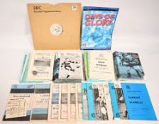 Large Cardiff RFC Rugby Programmes etc collection (225): with some duplication, mostly h and a few