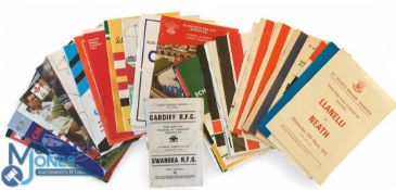 1973-2003 WRU Cup Semi-Final Rugby programmes (45): Terrific collection of the vast majority of