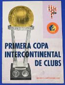 1960 Intercontinental Club Cup Championship Real Madrid v Penarol (Montevideo) 2nd leg match