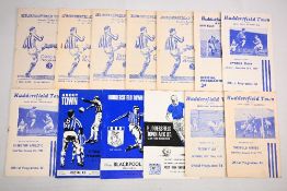 Selection of Huddersfield Town home match programmes 1950/51 Charlton Athletic, 1951/52
