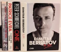 Four Manchester United signed books autographs - Nobby Stiles After the Ball signed 2003, Peter