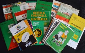 Australia in the British Isles Rugby Programmes (41): From the tours of 73 (3), 75-6 (6), 81-2 (19),