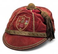 1957 Rugby League Test Cap awarded to Mick Sullivan for the series against France, Mick Sullivan