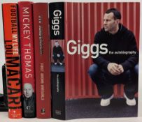 Four Manchester United Signed Books Autographs - Lou Macari Football My Life signed 2008, Mickey