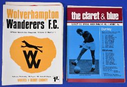 1970/71 Wolves complete league season homes (21); FAC v Norwich City, home friendly Hanover 96,