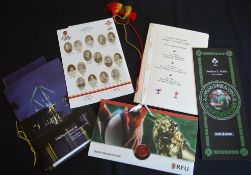 2007-2020 Wales Rugby Dinner Menus (30+): Issues from Wales, England, Scotland, France, Italy &