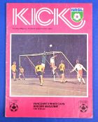 1976 USA Tour match programme Vancouver Whitecaps v Manchester Utd 24 May 1976; slight crease,