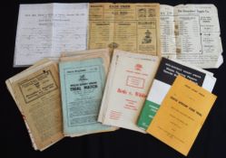 1932-1966 Welsh International Rugby Trial Programmes (c.50): Great wide selection, mixed conditions,
