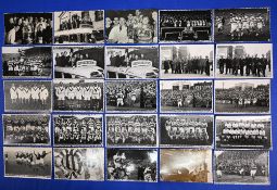 Rugby League postcard size press photographs from the late forties onwards, all issued by T