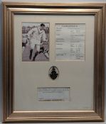 1969 Rugby League County Championship Medal awarded to Alex J Murphy OBE, when they beat