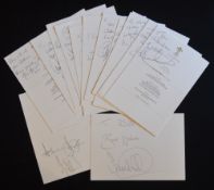 2014/15 Welsh Interest Rugby Autographs Children in Need (17): Neatly signed individual WRU named