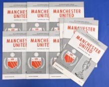 1966/67 Australia tour match programmes to include Manchester Utd v Sydney XI x 2, Queensland,