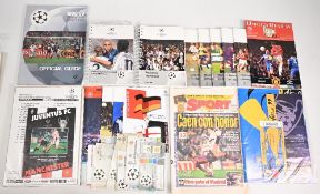 1998/99 Treble Season Champions League home match programmes, Manchester Utd v LKS Lodz,