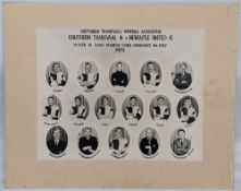 1952 Southern Transvaal V Newcastle United, played at the Rand stadium under floodlights 16th July