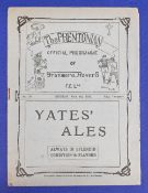 1928/1929 Tranmere Rovers v Chesterfield Div. 3 (North) match programme 4 May 1929; fair/good. (1)