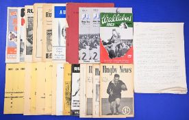 1953-82 Australian Rugby Miscellany (30): NSW v Wallabies 1953 & 1958; Australia v The Rest 1953 &