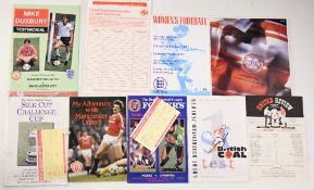 1989/90 Manchester Utd v Manchester City (Duxbury testimonial) 1989/90 United membership application