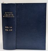 1963 Rugby League Magazine bound volume 1 1-39, in good clean condition