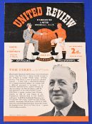 1953/54 Manchester Utd v Hibernian testimonial match programme 10 September 1953 special issue, 4