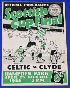 1954/55 Scottish Cup final Celtic v Clyde at Hampden Park 23 April 1955; good. (1)
