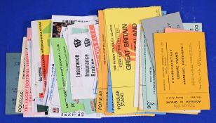 Rugby League Tickets - Over 50 assorted tickets to include Wigan home and away, 1939 Bradford
