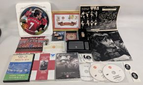 Manchester United Football Collectors Items, a mixed lot with examples of Danbury mint Beckham