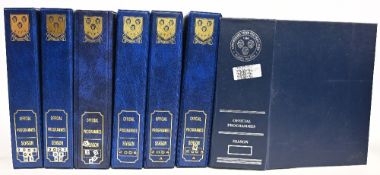 Shrewsbury Town FC home and away football programmes 2003-2005 x120 and home programmes 2017/18 x