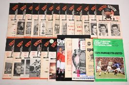 Collection of Manchester Utd homes 1953/54 Middlesbrough, 1954/55 Sheffield Wednesday, Preston NE (