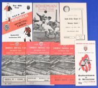 Selection of Bohemians home programmes 1951/52 Transport (Shield), 1951/52 Glasgow Celtic (