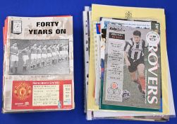 1998/99 Manchester Utd complete home league programmes (19) plus Cantona European XI + match ticket,