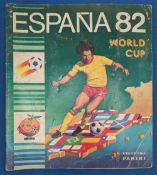 1982 Espana World Cup Panini Sticker Album part filled - has a Diego Armando Maradona card inside,