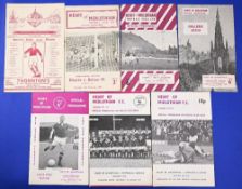 Selection of Heart of Midlothian home match programmes 1951/52 Queens Park reserve match 13