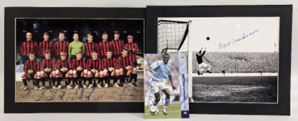 1969 Manchester City FA Cup Multi Signed Team Photograph, 11 signatures, a Bert Trautmann signed