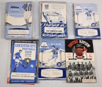 West Bromwich Albion FC Home and Away programmes 1960-1963 to include Homes - 60/61 x 25,