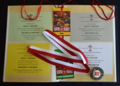 1990-99 Rugby Test, Representative & Club (inc Newport) Tickets, Cards, Menus, Passes, Invites,