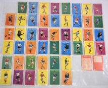 A&BC Football Cards 1959 Series 2 Full Set of 49 All in very good condition