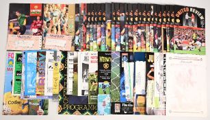 1993/94 Manchester Utd almost complete league season home programme (less Everton, Chelsea,
