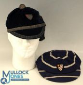 Possibly Lancashire based Rugby Honours Caps (2): Made by Rawcliffe's of Blackpool, Southport etc,