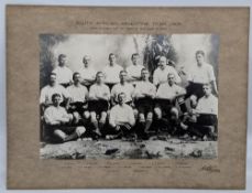 1906 South Africa Springbok Football Team Arginine Tour Team Photograph, this team won 11 of 12