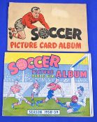 Soccer Bubble Gum Picture Album 1956 & 1958 Two complete sets of 48 cards in album in good