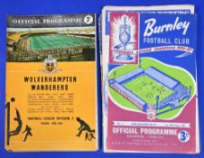 1960/61 Wolves almost complete home match programmes (excluding Chelsea, Manchester City,