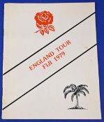 1979 England in Fiji Tour Brochure, Fiji Edition: Interesting English language issue from Suva,
