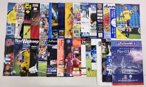 2000/01 Bolton Wanderers complete league season away match programmes (23) plus FAC Blackburn