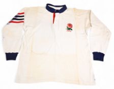 1991 Wade Dooley Matchworn England RWC Rugby Jersey: 46