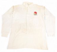 1985 Steve Brain Matchworn England Rugby Jersey: The Coventry hooker, capped 13 times, wore this
