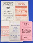 Selection of Derry City home programmes 1949/50 Portadown, 1953/54 Glentoran (City Cup), 1954/55